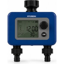 Hyundai G22102 Dijital Sulama Zamanlayıcısı 2 Bölge 2 Çıkışlı Bahçe Sulama Timer