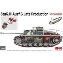 RFM 5088 1/35 Ölçek, StuG.III Ausf.G, Geç Dönem Tankı, İç Detaylı, Plastik Model kiti
