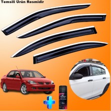Friemats Mitsubishi Lancer Sedan Mügen Cam Rüzgarlığı Abs Nikelajlı Cam Rüzgarlığı 2004-2008 4 Lü + Ebrayn 150 ml Koku