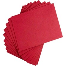 KİKA Kika Renkli Mukavva 25X35CM Kırmızı - 6 Adet