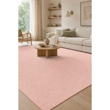 Orıont Belirtilmemiş Pembe Kaymaz Taban Yıkanabilir Salon Halısı