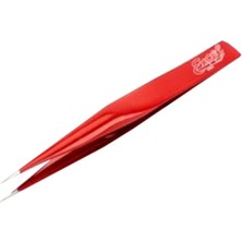 Excel 30428 4.5 Inch Hollow Handle Tweezers (Red)