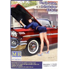 Master Box MasterBox 24016 1/24 Ölçek, Pin-Up A-Short Serisi 2, Plastik Figür Kiti