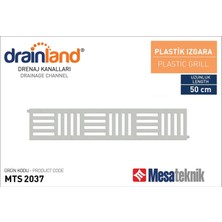 Mesa Modüler Plastik Kanal Izgarası