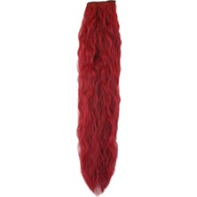 Colezium Fiber Sen Kabarık Daalı 8 Parça Çıt Çıt / Kızıl