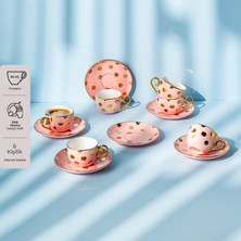 Emsan Lina 6 Kişilik Kahve Fincan Takımı 90 ml