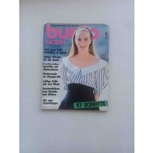 Burda Dergisi - Mayıs 1988 Almanca ve Turkce Ilaveli Patronlu Burda Moda Dergisinin Mayıs 1988 Tarihli Sayısı