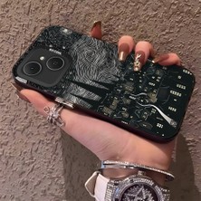 HONTINGA Tecno Spark 40C ile Uyumlu Kılıf Silikon Kenar Sert Arka Kamera Koruyucu Basitlik Anti Düşme Kamera Korumalı Karikatür Desen Couple Telefon Kılıfı Kadın ve Erkek Için Uygundur K1-1487