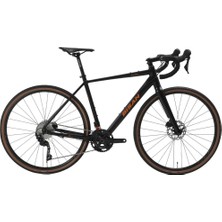Bisan All Traıl GRX400 Erkek Yarış Bisikleti 500H Hd 28 Jant 20 Vites Mat Siyah Turuncu