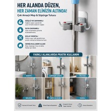 Fırça ve Mop Askısı 2 Adet