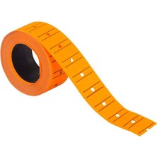 ŞEYLİŞEYLER Şeylişeyler - Etiket 12'li 1 Paket - Turuncu Renkli Mağaza ve Market Indirim Etiketi Seti