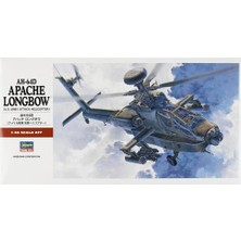Hasegawa PT23 7223 1/48 Ölçek, AH-64D Apache Longbow, Askeri Helikopter Plastik Model Kiti