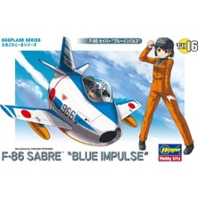 Hasegawa TH16 60126 F-86 Sabre Blue Impulse, Eggplane Serisi Plastik Model Kiti