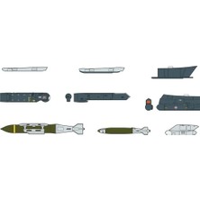 Hasegawa X72-14 35114 1/72 Ölçek, Savaş Uçağı Silahları-Ix, Plastik Model Kiti