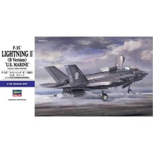 Hasegawa E46 1576 1/72 Ölçek, F-35 Lightning Iı  (B Versiyon) Abd Deniz Kuvvetleri, Savaş Uçağı Plastik Model Kiti