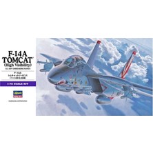 Hasegawa E3 533 1/72 Ölçek, F-14A Tomcat (High Visibility), Savaş Uçağı Plastik Model Kiti