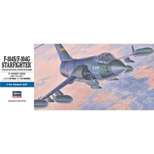 Hasegawa D17 447 1/72 Ölçek, F-104S/F-104G Starfighter, Savaş Uçağı Plastik Model Kiti
