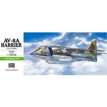 Hasegawa B10 240 1/72 Ölçek, AV-8A Harrier, Savaş Uçağı Plastik Model Kiti