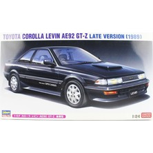 Hasegawa 20486 1/24 Ölçek, Toyota Corolla Levin AE92 Gt-Z late Version (1989), (Limited Edition) Otomobil Plastik Model Kiti