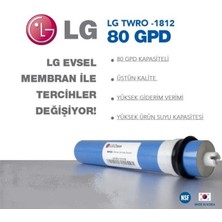LG Chem 80 GPD Membran Filtre Yüksek Giderim Verimi ve Üstün Kalite ile Su Arıtma Aksesuarı