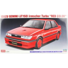 Hasegawa 20664 1/24 Ölçek, Isuzu Gemini (JT150) Irmscher Turbo (Red Color), (Limited Edition) Otomobil Plastik Model Kiti