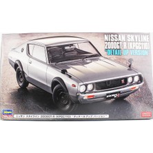 Hasegawa SP606 52406 1/24 Ölçek, Nissan Skyline 2000GT-R (KPGC110) (Detail Up Version), Otomobil Plastik Model Kiti