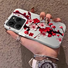 HONTINGA Tecno Spark 20 Pro 5g ile Uyumlu Kılıf Silikon Kenar Sert Arka Kamera Koruyucu Basitlik Anti Düşme Kamera Korumalı Çiçekli Desen Couple Telefon Kılıfı Kadın ve Erkek Için Uygundur K1-1485