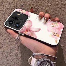 HONTINGA Oppo Find X9 Pro 5g ile Uyumlu Kılıf Silikon Kenar Sert Arka Kamera Koruyucu Basitlik Anti Düşme Kamera Korumalı Çiçekli Desen Couple Telefon Kılıfı Kadın ve Erkek Için Uygundur K1-1494