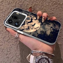 HONTINGA Oppo Find X9 Pro 5g ile Uyumlu Kılıf Silikon Kenar Sert Arka Kamera Koruyucu Basitlik Anti Düşme Kamera Korumalı Yarasa Desen Couple Telefon Kılıfı Kadın ve Erkek Için Uygundur K1-1486