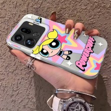HONTINGA Oppo Find X9 Pro 5g ile Uyumlu Kılıf Silikon Kenar Sert Arka Kamera Koruyucu Basitlik Anti Düşme Kamera Korumalı Powerpuff Desen Couple Telefon Kılıfı Kadın ve Erkek Için Uygundur K1-1492