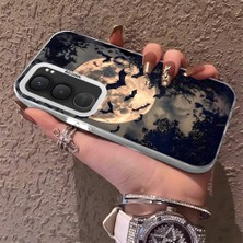 HONTINGA Vivo Y31 5g ile Uyumlu Kılıf Silikon Kenar Sert Arka Kamera Koruyucu Basitlik Anti Düşme Kamera Korumalı Yarasa Desen Couple Telefon Kılıfı Kadın ve Erkek Için Uygundur K1-1486