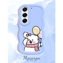 HONTINGA Tecno Camon 40 Pro 5g Uyumlu Kılıf Düşüme Önleyici Basitlik Anti Düşme Kamera Koruyucu Basit Mavi Yumuşak Silikon Couple Telefon Kılıfı Karikatür Desen K9-0259