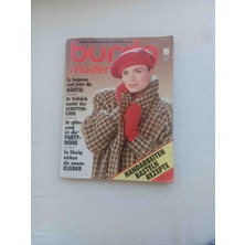 Burda Modern Dergisi Ekim 1987 Patronu Icerisinde Almanca Turkce Ilaveli Temiz Durumdadir Moda ve El Işi Tarifleri Içeren Burda