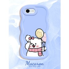 HONTINGA iPhone 6s Plus Uyumlu Kılıf Düşüme Önleyici Basitlik Anti Düşme Kamera Koruyucu Basit Mavi Yumuşak Silikon Couple Telefon Kılıfı Karikatür Desen K9-0259