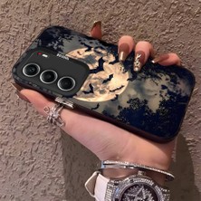 HONTINGA Tecno Camon 40 ile Uyumlu Kılıf Silikon Kenar Sert Arka Kamera Koruyucu Basitlik Anti Düşme Kamera Korumalı Yarasa Desen Couple Telefon Kılıfı Kadın ve Erkek Için Uygundur K1-1486
