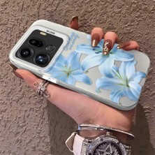 HONTINGA Oppo Find X9 Pro 5g ile Uyumlu Kılıf Silikon Kenar Sert Arka Kamera Koruyucu Basitlik Anti Düşme Kamera Korumalı Çiçekli Desen Couple Telefon Kılıfı Kadın ve Erkek Için Uygundur K1-1493
