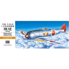 Hasegawa A2 132 1/72 Ölçek, Nakajima KI44-II Shoki (Tojo), Savaş Uçağı Plastik Model Kiti