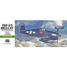 Hasegawa B11 241 1/72 Ölçek, F6F-3/5 Hellcat, Savaş Uçağı Plastik Model Kiti