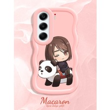 HONTINGA Tecno Camon 40 Pro 5g Uyumlu Kılıf Düşüme Önleyici Basitlik Anti Düşme Kamera Koruyucu Basit Pembe Yumuşak Silikon Couple Telefon Kılıfı Panda Desen K9-0262