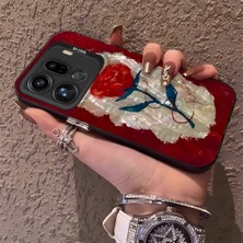 HONTINGA Oppo Find X9 Pro 5g ile Uyumlu Kılıf Silikon Kenar Sert Arka Kamera Koruyucu Basitlik Anti Düşme Kamera Korumalı Çiçekli Desen Couple Telefon Kılıfı Kadın ve Erkek Için Uygundur K1-1488