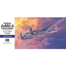 Hasegawa E32 1562 1/72 Ölçek, Junkers JU88G-6 (Gece Avcısı), Savaş Uçağı Plastik Model Kiti