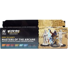 Vallejo 80257 8X8 ml. Masters of the Arcane, Wizkits Serisi Model Boyası Seti