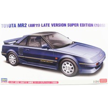 Hasegawa 20725 1/24 Ölçek, Toyota Mr2 AW11 Late Model Super Edition 1989, Otomobil Plastik Model Kiti