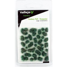 Vallejo SC432 Turquoise, 6 Mm. Hazır Çim Dokusu
