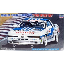 Hasegawa HC42 21142 1/24 Ölçek, Toyota Minolta Supra Turbo A70 (1988 Inter Tec), Yarış Aracı Plastik Model Kiti