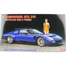 Hasegawa 20472 1/24 Ölçek, Lamborghini Jota Svr w/ıtalian Girl's Figure, (Limited Edition) Otomobil Plastik Model Kiti