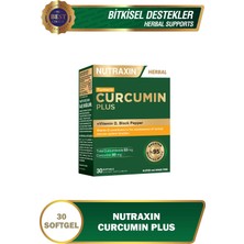 Nutraxin Curcumin Plus 30 Softgel - Vitamin D, Karabiber Içeren Takviye Edici Gıda