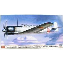 Hasegawa 7528 1/48 Ölçek, Nakajima C6N1 Carrier Recon. Plane Saiun (Myrt) Prototype w/resin Cast Parts, (Limited Edition), Sava