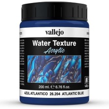 Vallejo 26204 200 Ml. Atlantic Blue, Açık Deniz Su Dokusu
