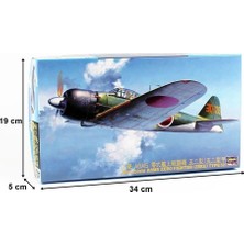 Hasegawa JT70 9070 1/48 Ölçek, Mitsubishiı A6M5 Zero Fighter Type 52 (Zuhio), Yeni Kalıp, Savaş Uçağı Plastik Model Kiti